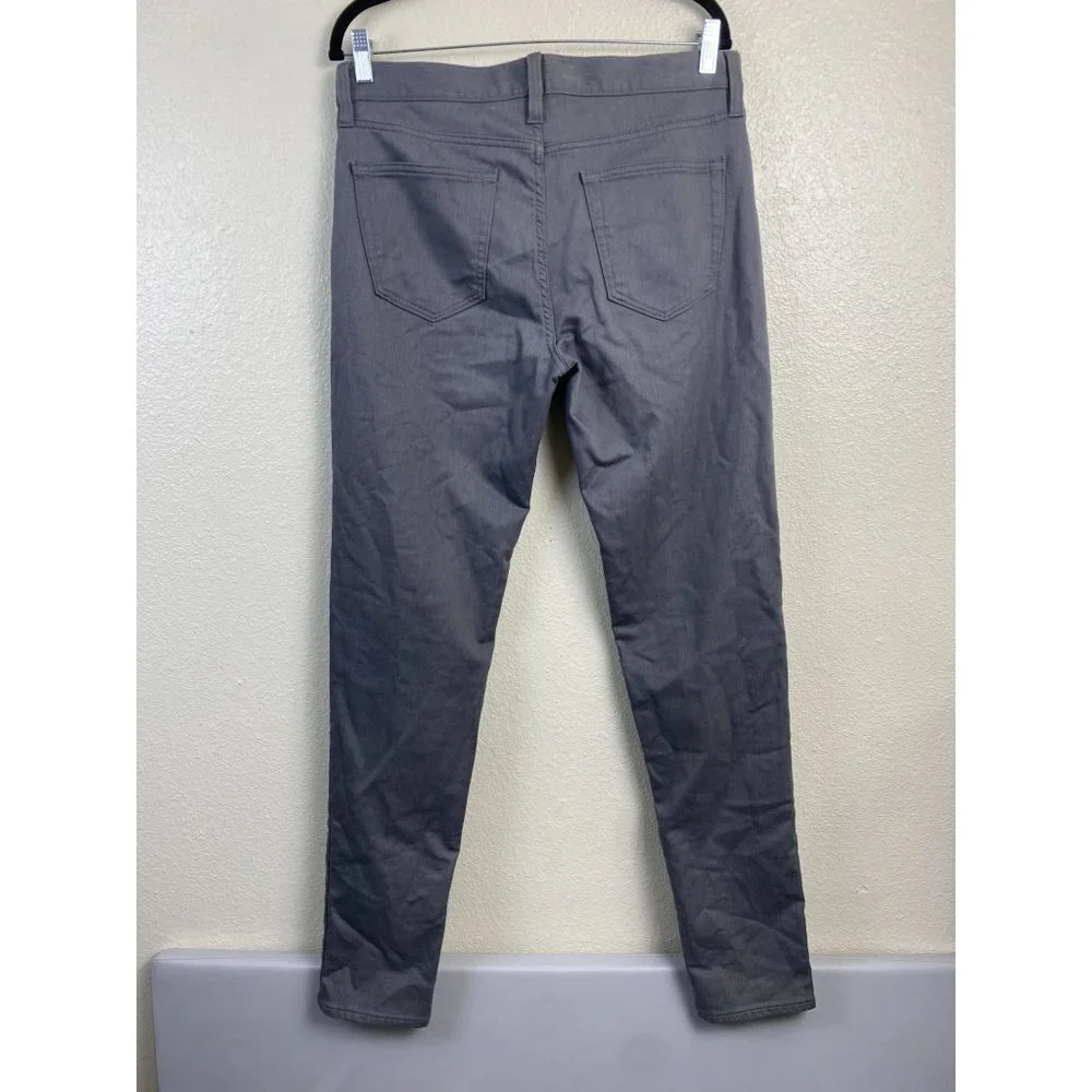 Banana Republic Mens Pants size 32 Gray Athletic Tapered Fit Business Casual‎